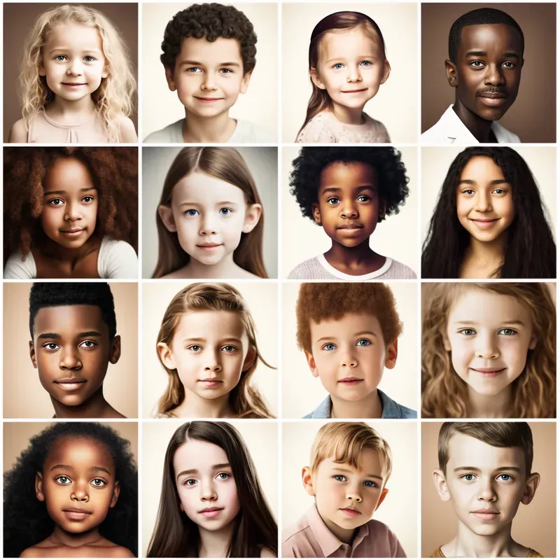 Group Composite Portraits Collages