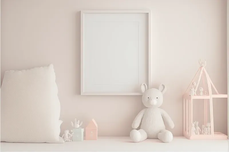 Wall Art Frame Mockups With Choices Of Room Interiors