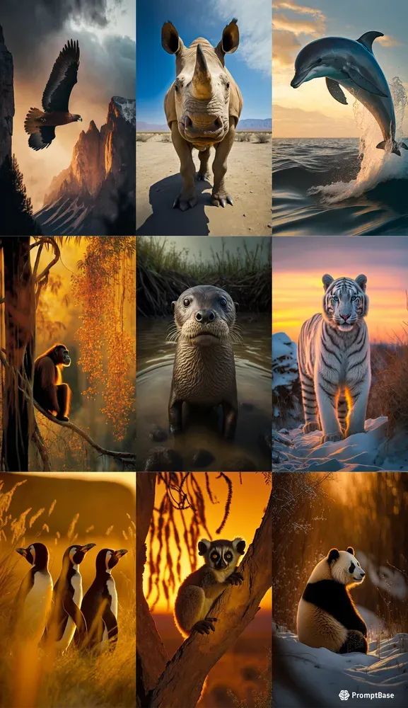 Animals Posing For National Geographic