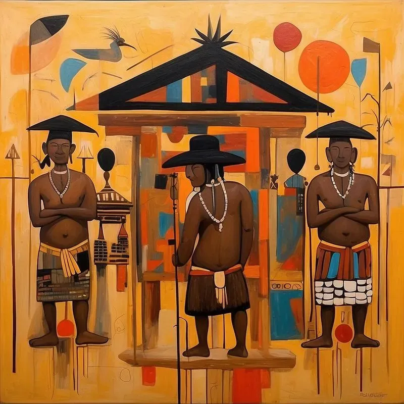 Indigenous People Artwork Compositions