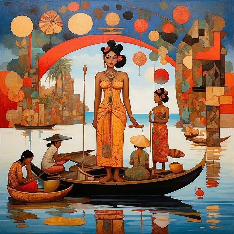 Indigenous People Artwork Compositions