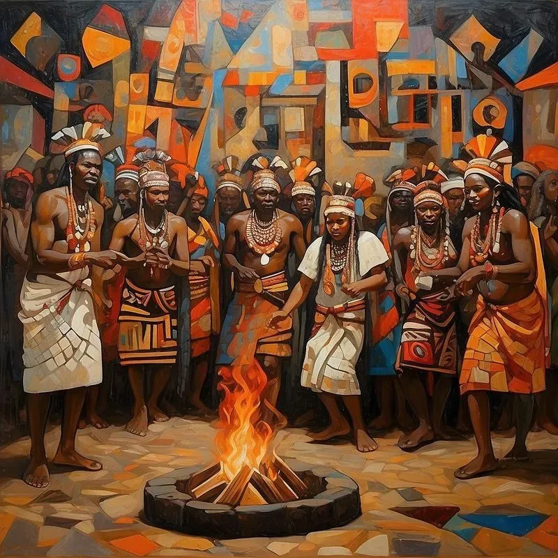 Indigenous People Artwork Compositions