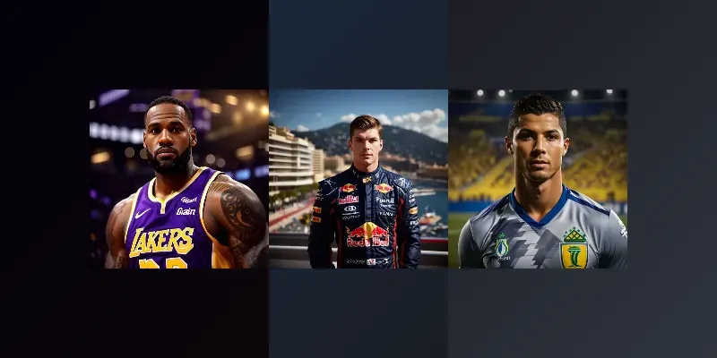 Sport Stars Photorealism Portraits