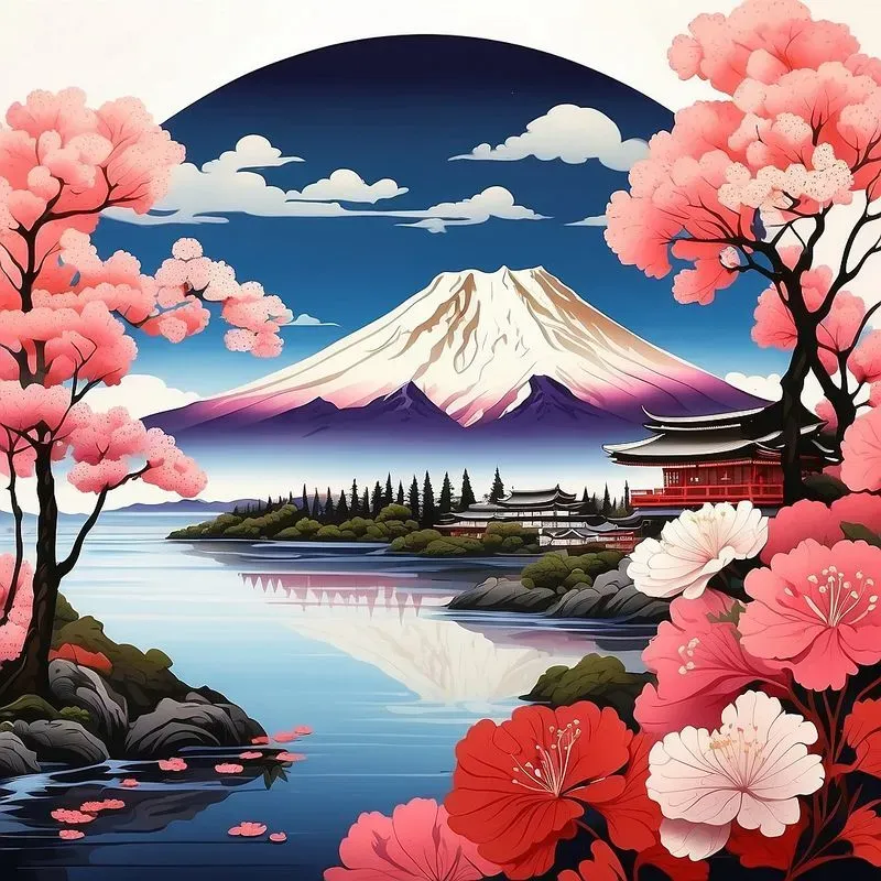 Ancient Japanese Painting Art