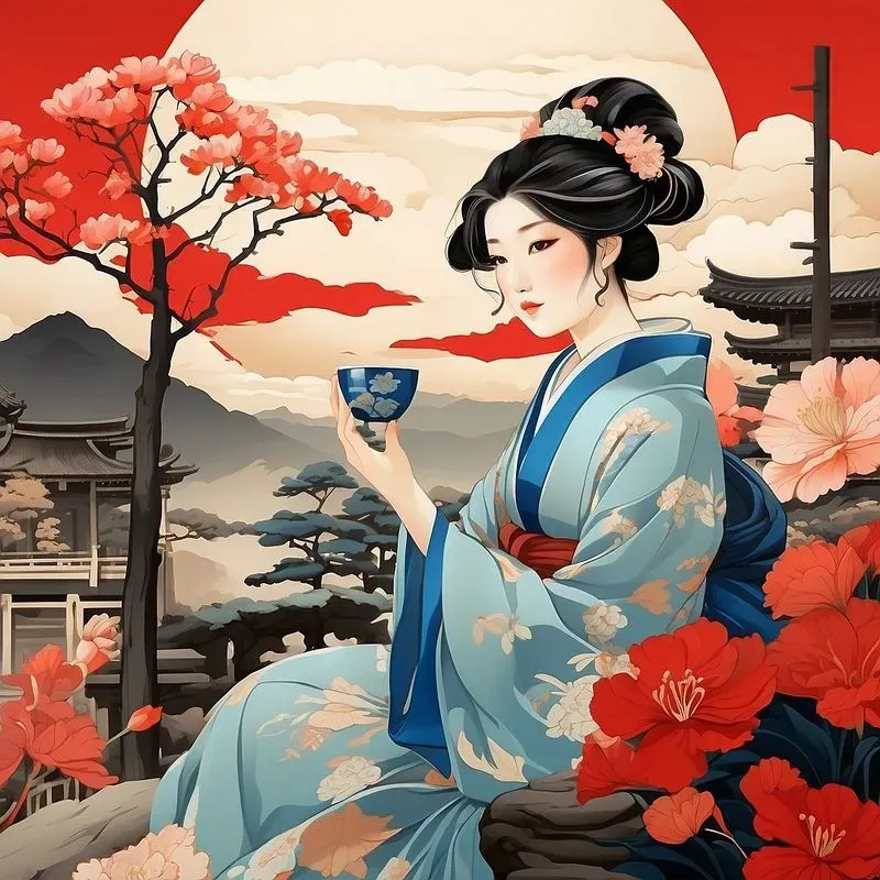 Ancient Japanese Painting Art