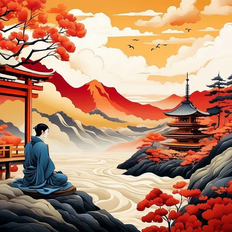 Ancient Japanese Painting Art