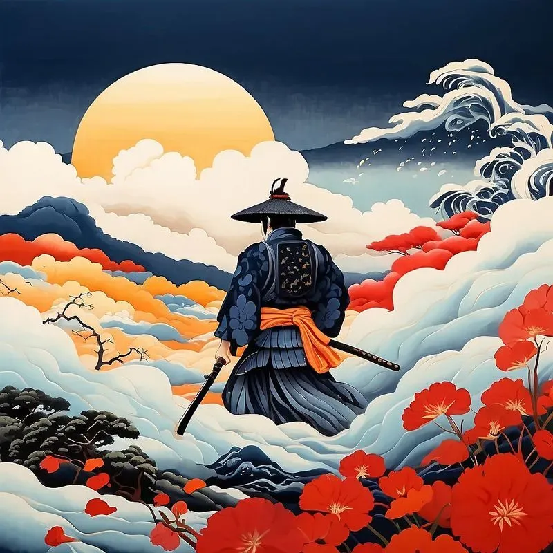 Ancient Japanese Painting Art