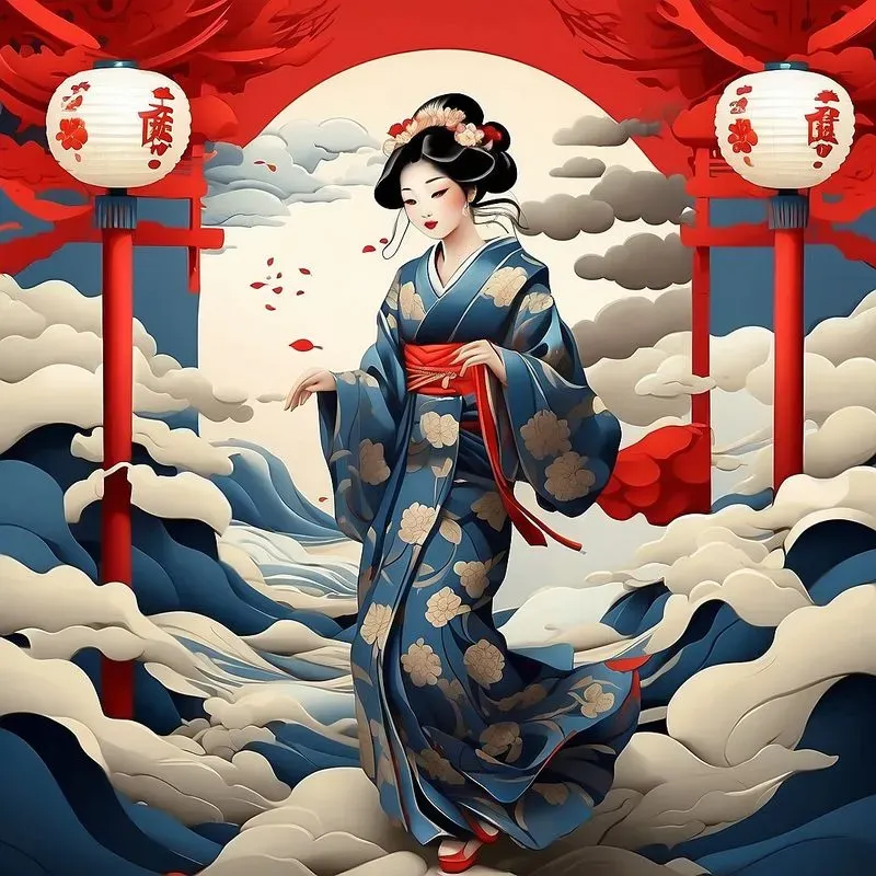 Ancient Japanese Painting Art