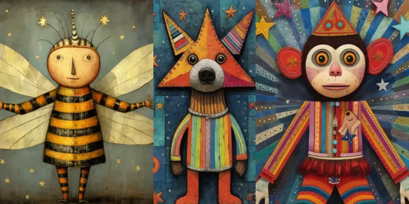 Whimsical Anthropomorphisms generated by undefined