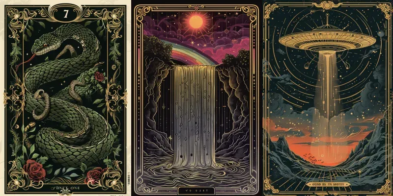 Custom Tarot Cards generated by undefined