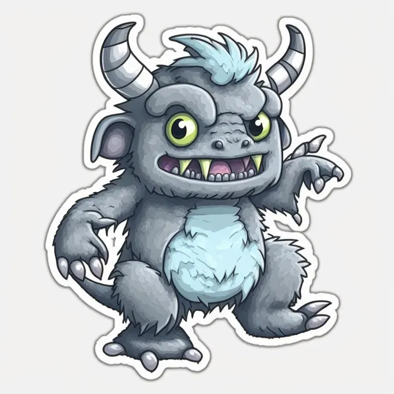 Cute Monster Stickers