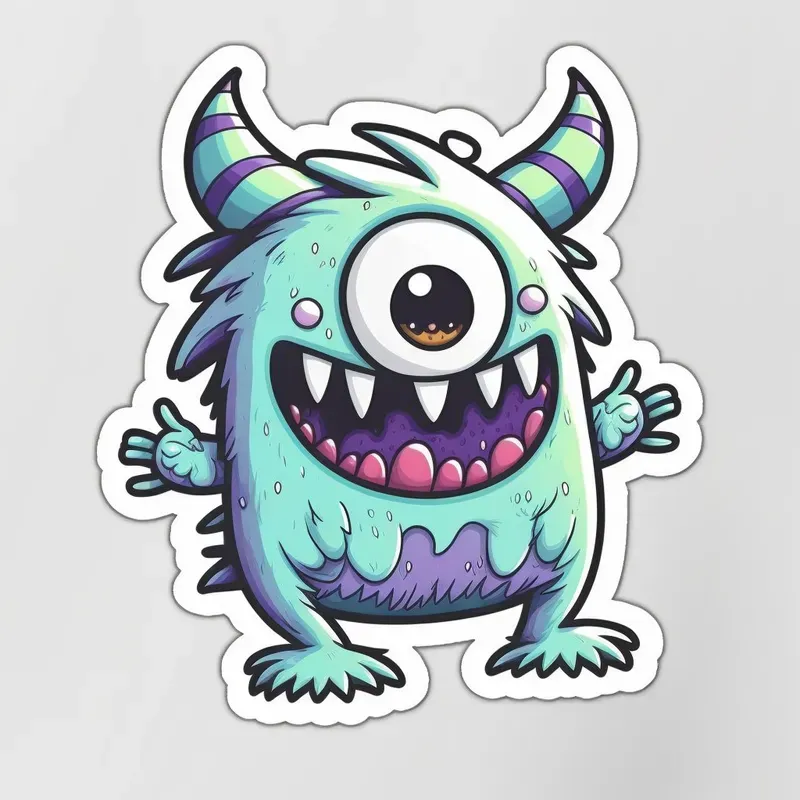 Cute Monster Stickers