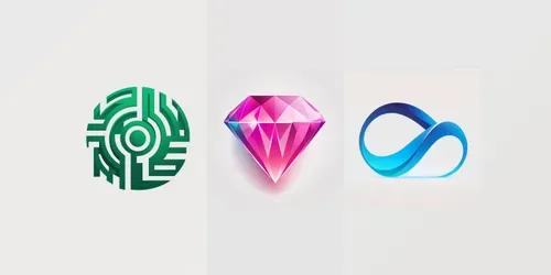Futuristic Logo Designs generated by midjourney