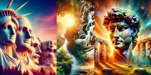 Harmonies In Contrasts Fusions Of Times generated by dalle