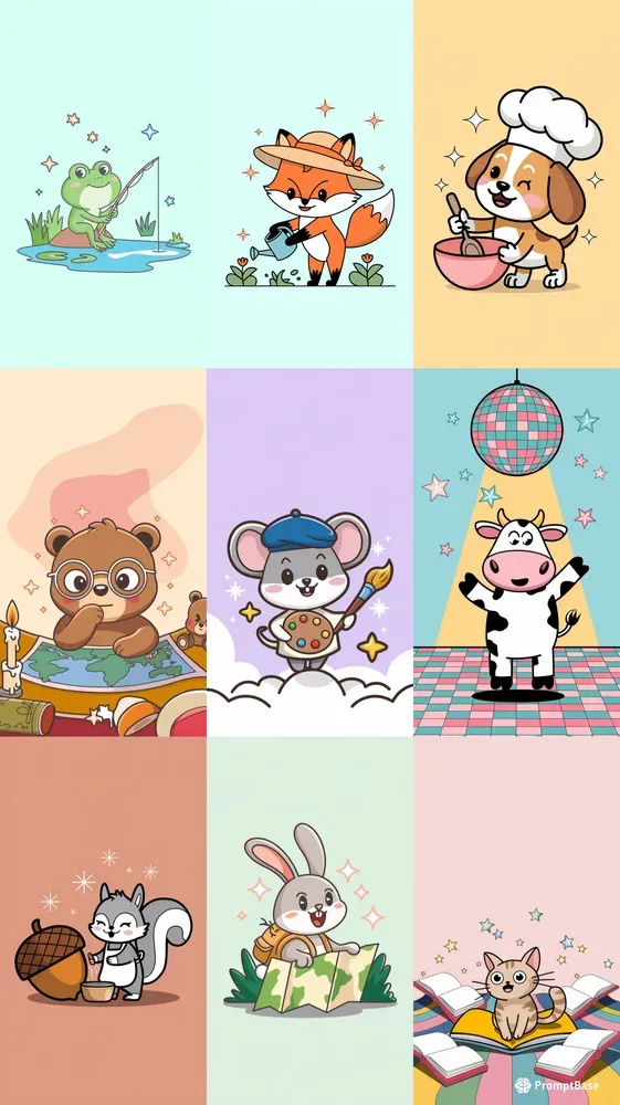 Lighthearted Animal Cartoon Stories