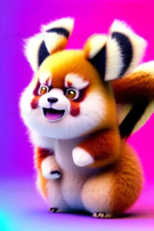 Fluffy Pokemon Style