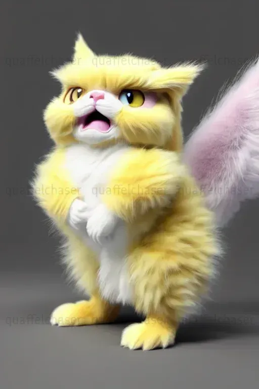 Fluffy Pokemon Style