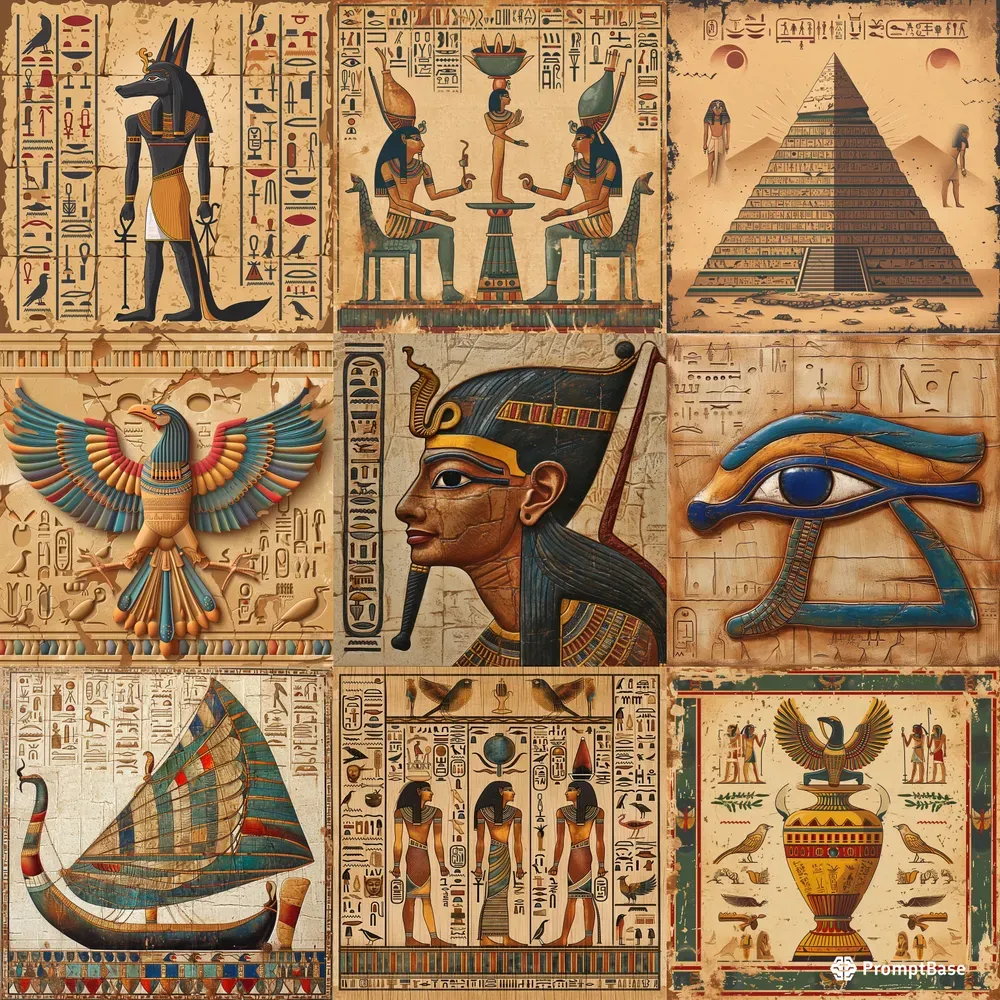 Ancient Egyptian Hieroglyphics