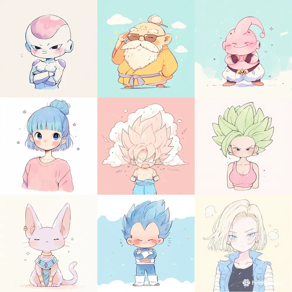 Cute Dragon Ball Characters