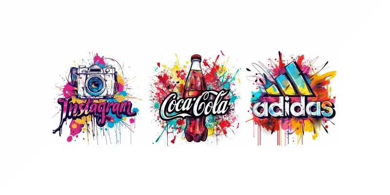 Brand Logos In Style Of Graffiti Art generated by undefined