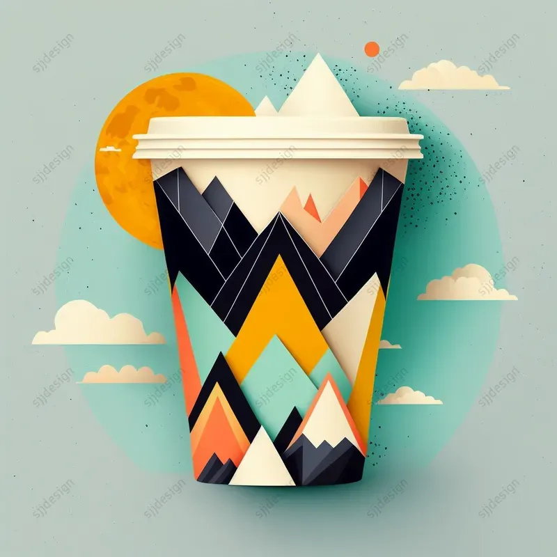 Trendy Geometric Illustrations