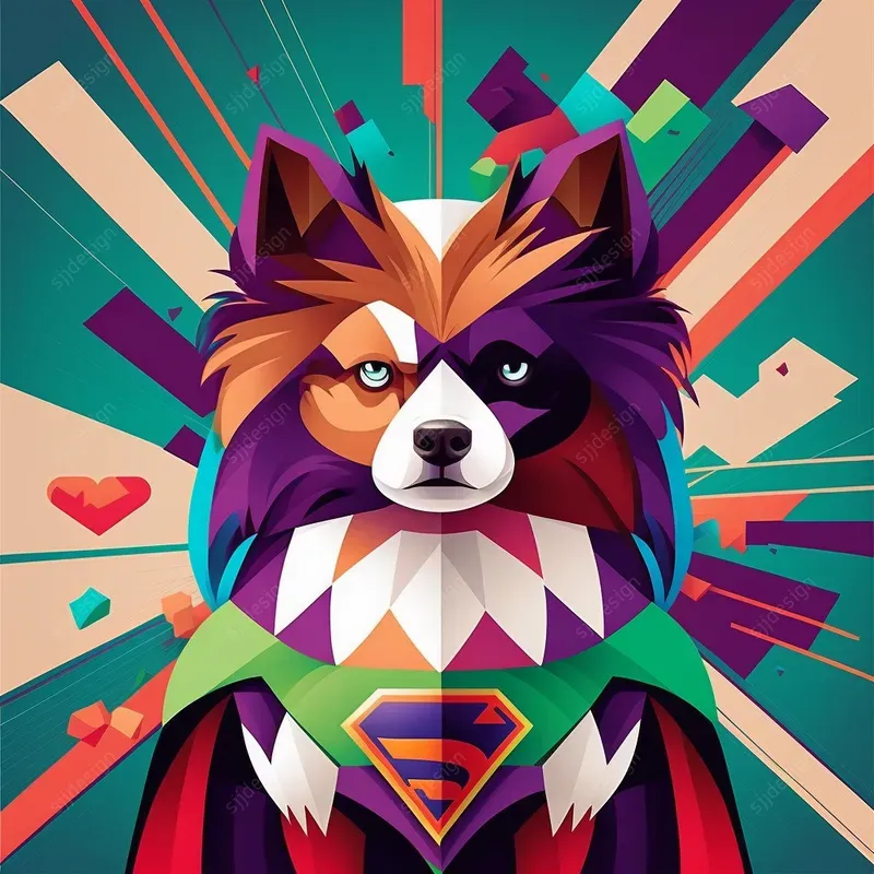 Trendy Geometric Illustrations