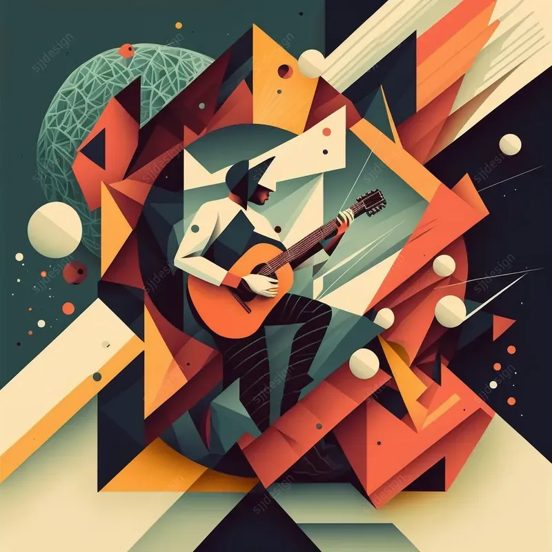 Trendy Geometric Illustrations