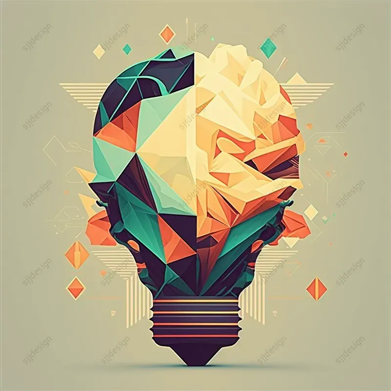 Trendy Geometric Illustrations