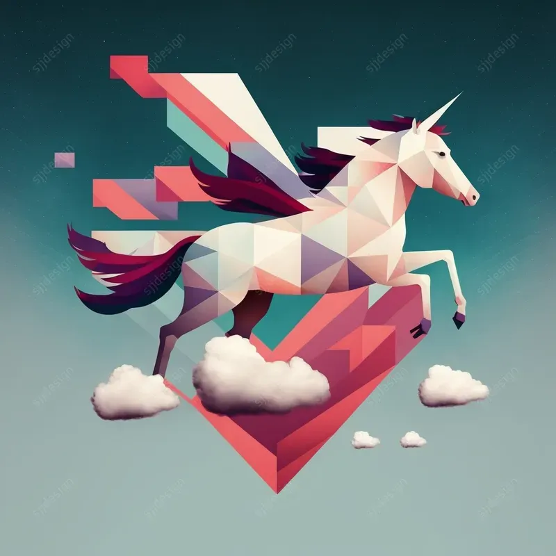 Trendy Geometric Illustrations