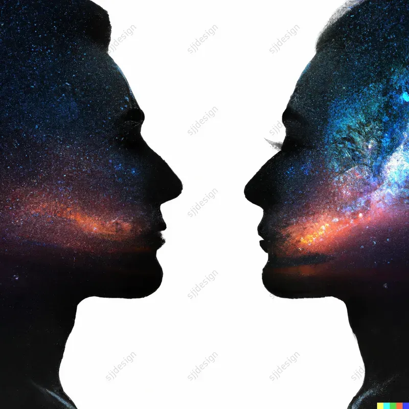 Double Exposure Silhouette Portraits