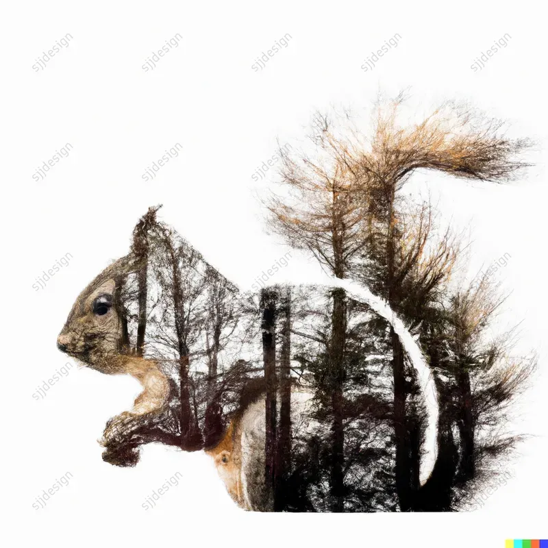 Double Exposure Silhouette Portraits