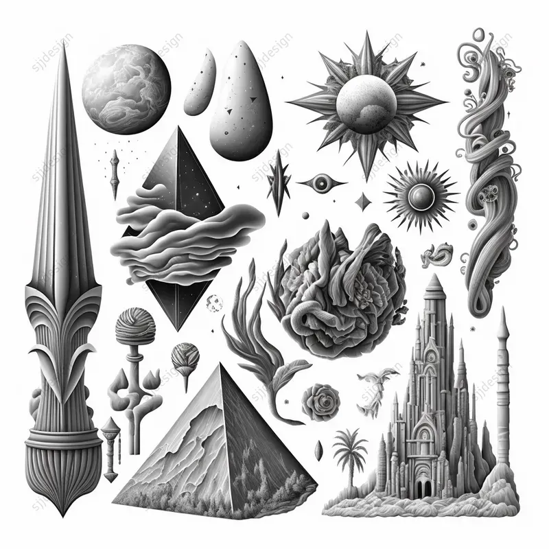 Any Subject Pencil Drawing Illustration Sets