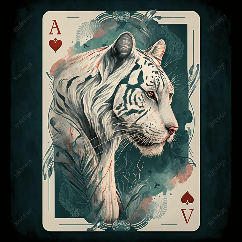 Playing Card Art Illustration