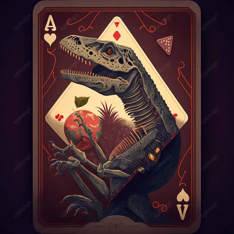 Playing Card Art Illustration