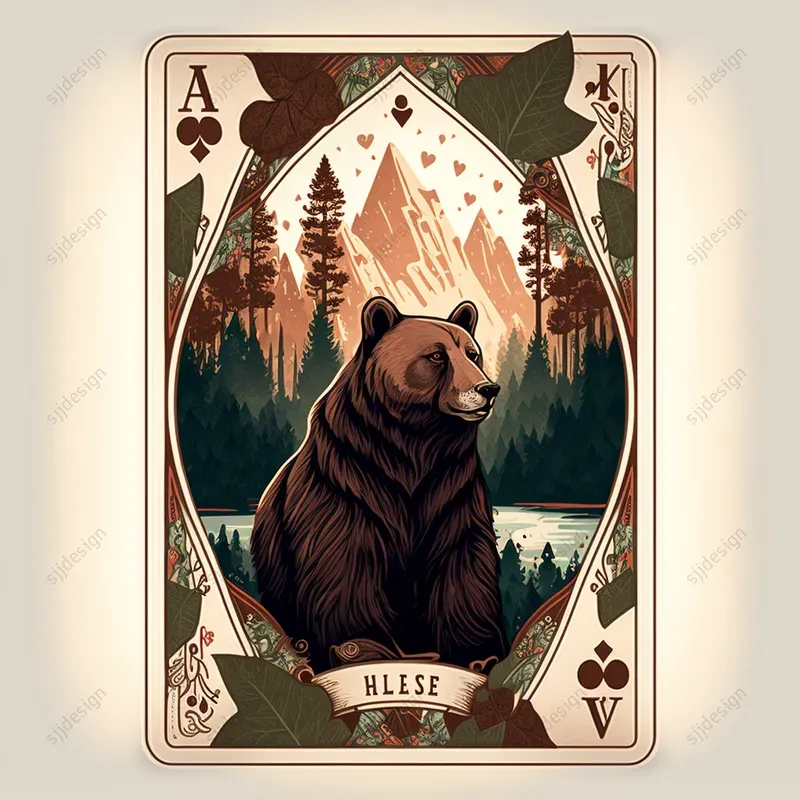 Playing Card Art Illustration