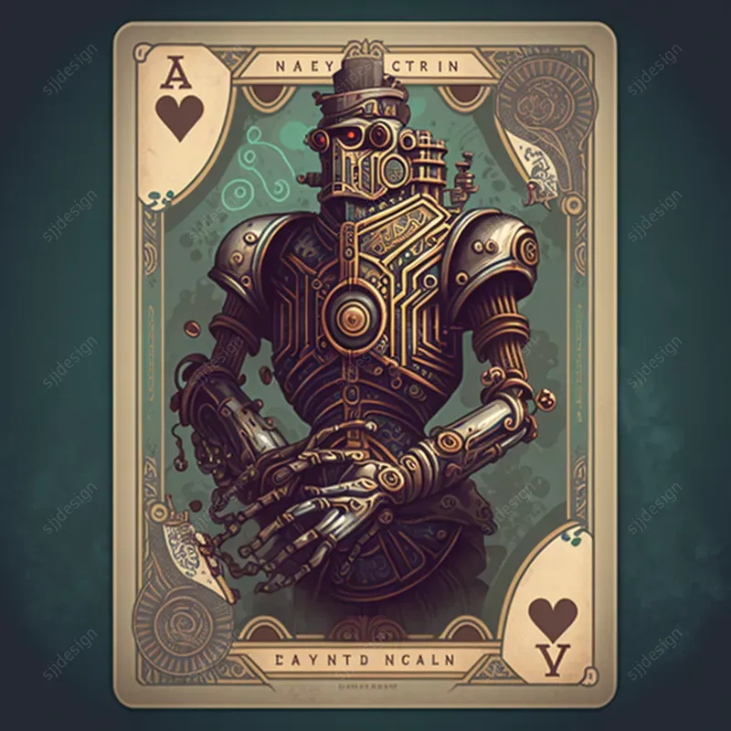 Playing Card Art Illustration