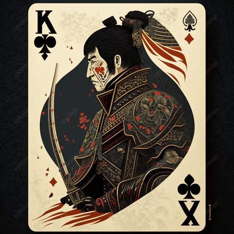 Playing Card Art Illustration