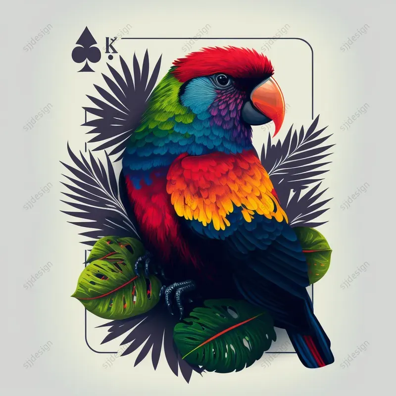 Playing Card Art Illustration