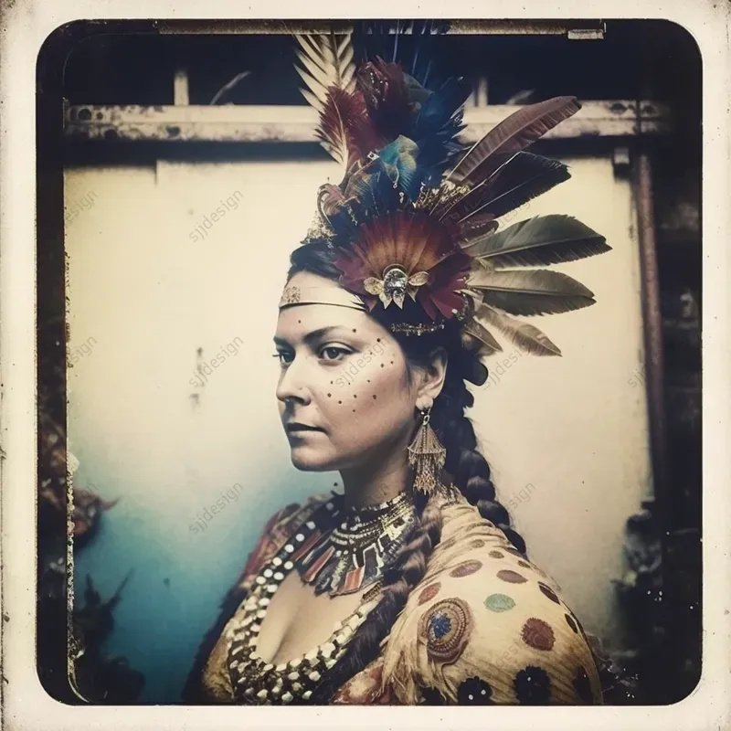 Vintage Polaroid Wet Plate Photographs