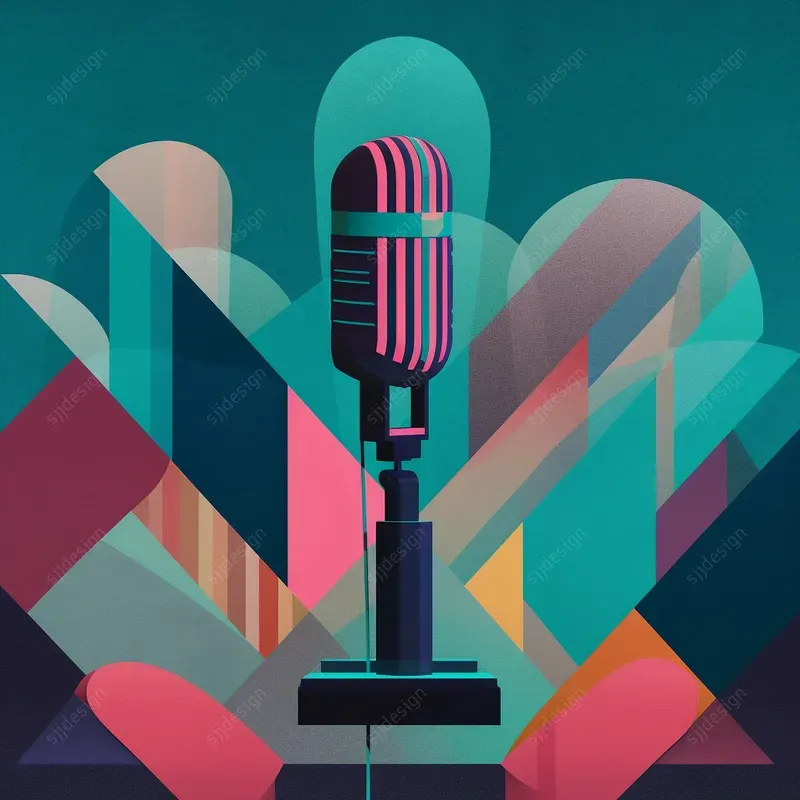 Retro Abstract Jazz Music Album Covers