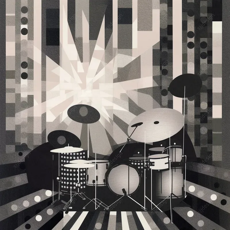 Retro Abstract Jazz Music Album Covers