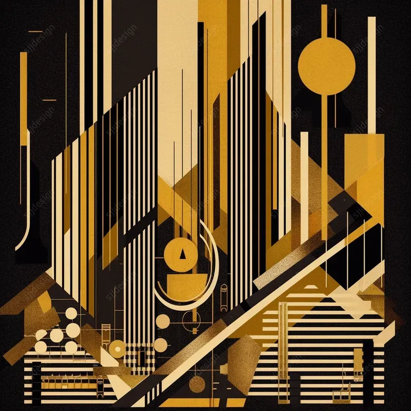 Retro Abstract Jazz Music Album Covers