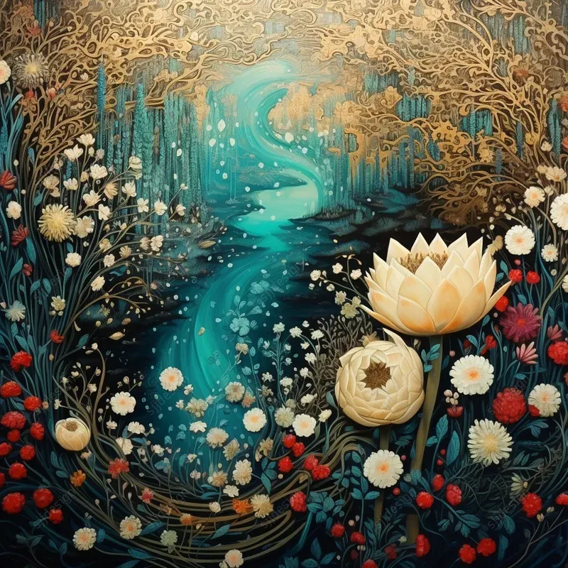 Aqua Oasis Mirage Art
