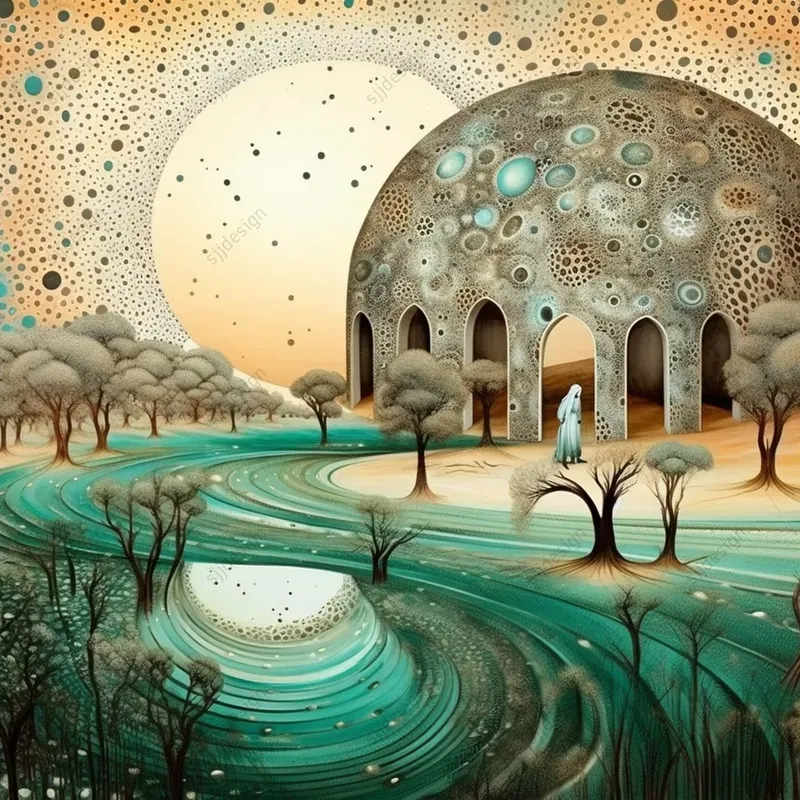 Aqua Oasis Mirage Art