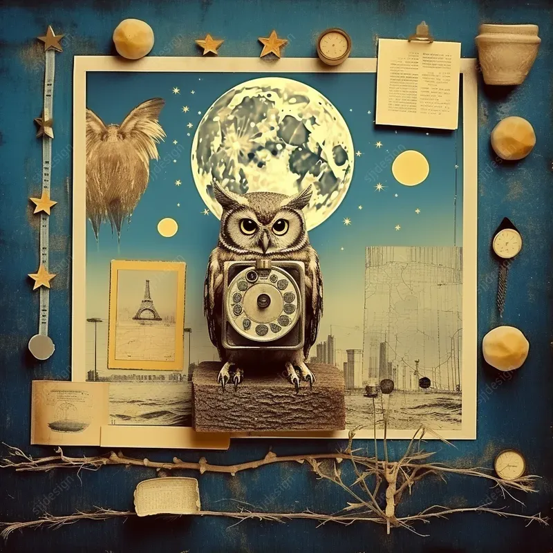 Whimsical Polaroids 70s Selfie Art