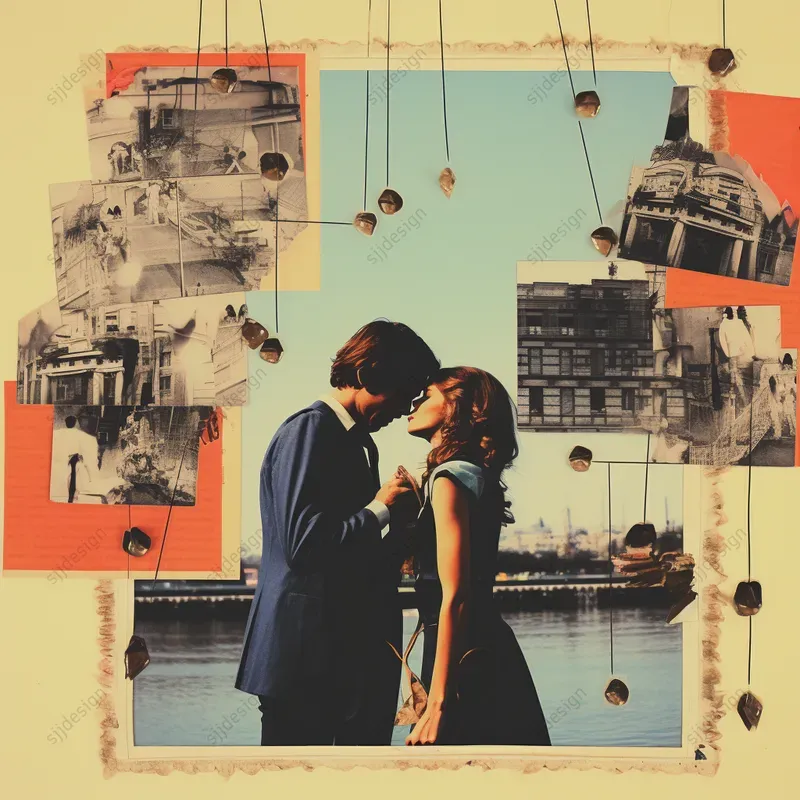 Whimsical Polaroids 70s Selfie Art