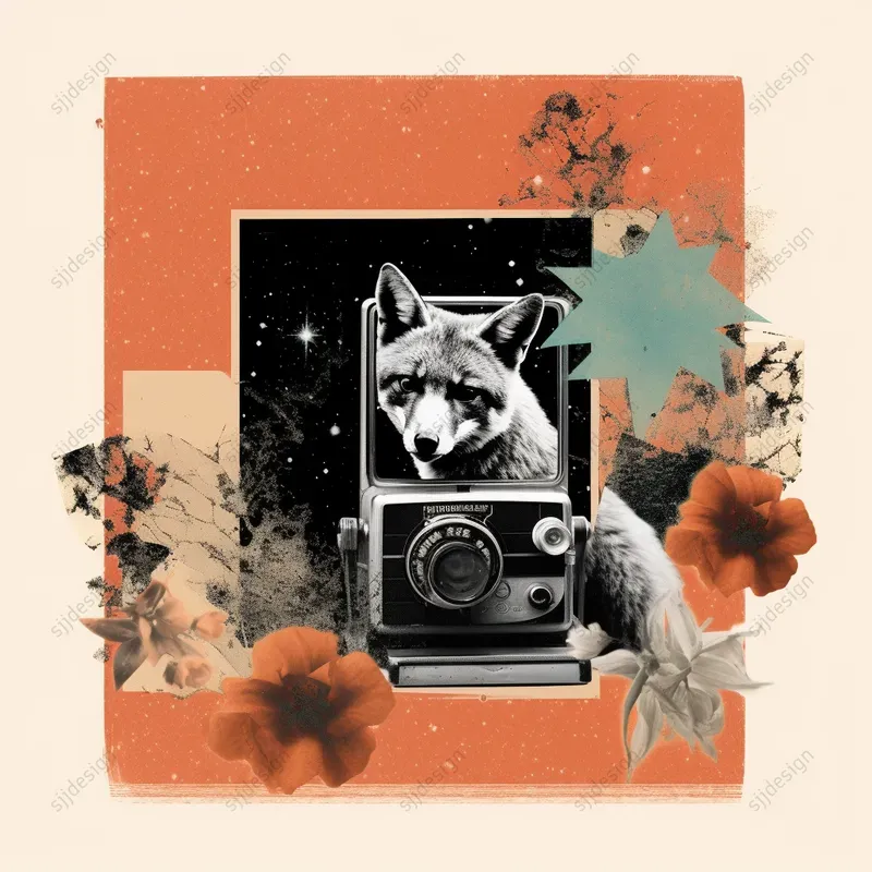 Whimsical Polaroids 70s Selfie Art
