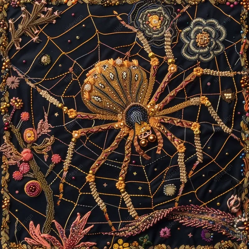 Cosmic Needlework Art