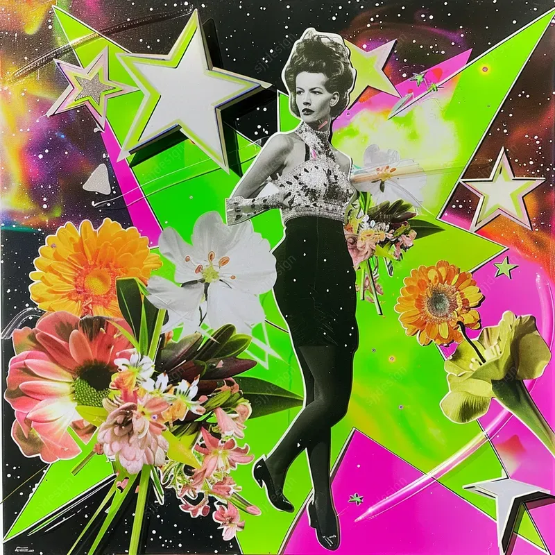 90s Retro Scrapbook Collages