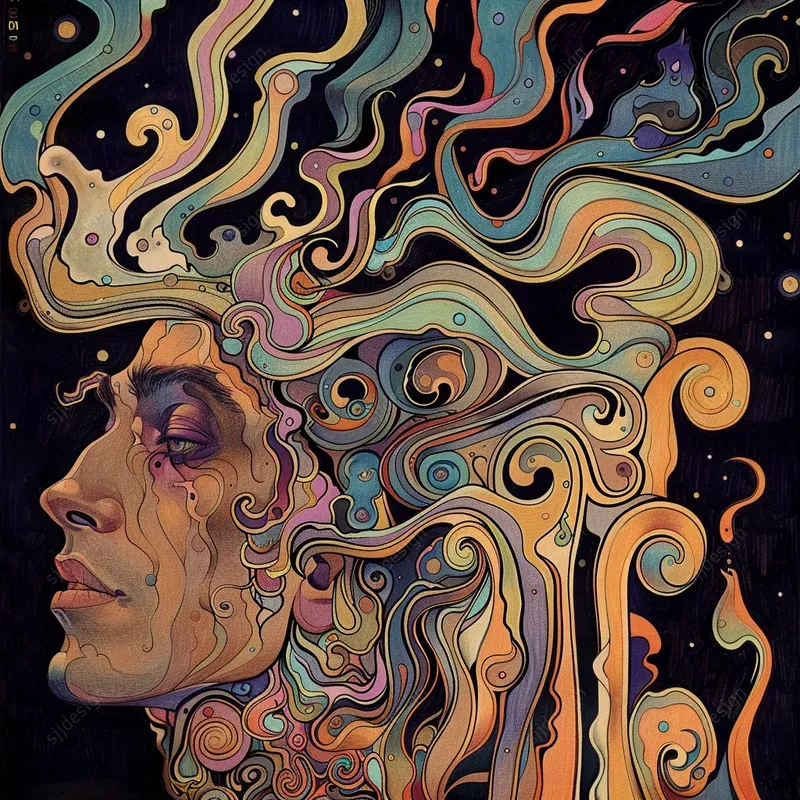 Mystical Folk Spectrum Art